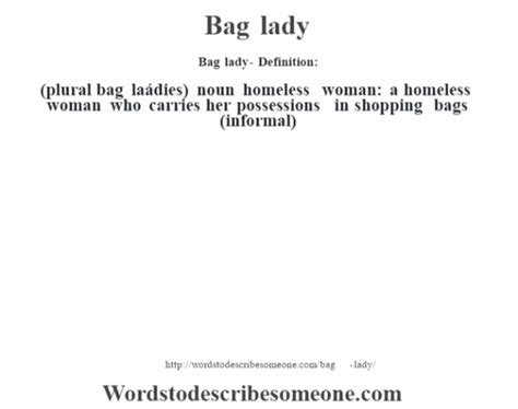 ladys bags|bag lady meaning.